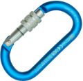 OVAL ALU CLASSIC SCREW SLEEVE(OVAL ALÜMİNYUM VİDALI KİLİTLİ KARABİNA)
