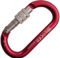 OVAL ALU CLASSIC SCREW SLEEVE(OVAL ALÜMİNYUM VİDALI KİLİTLİ KARABİNA)
