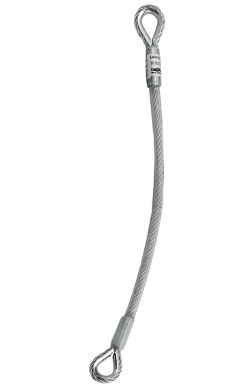 LANYARD SARA (100 CM ÇELİK ŞEFFAF KORUMALI LANYARD)